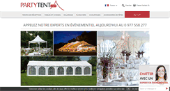 Desktop Screenshot of chapiteaux-de-reception.com